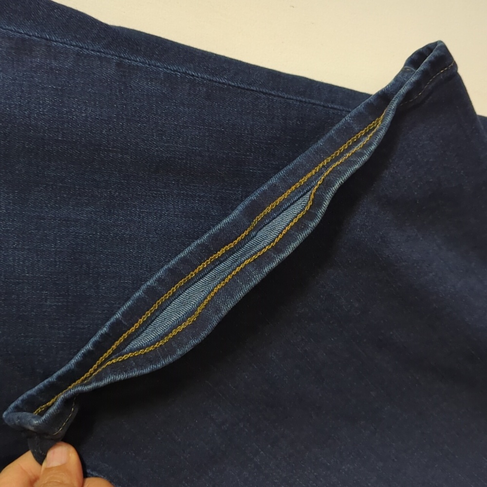 J.Crew factory Medium Blue Full Length Flare Jeans Size 27 - Picture 6 of 8